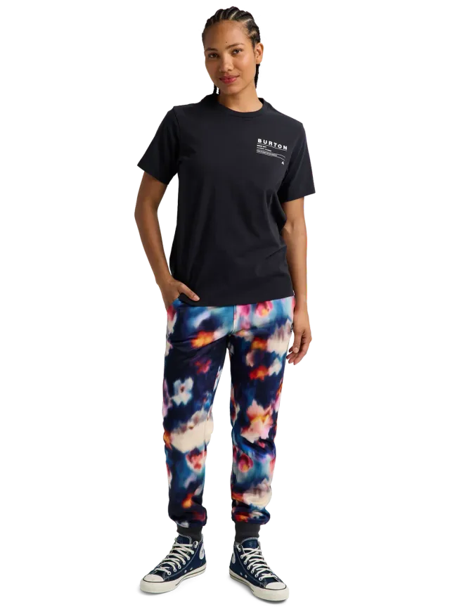 Burton Oak fleecebyxor Washed Lavender Heather XXS mjuka