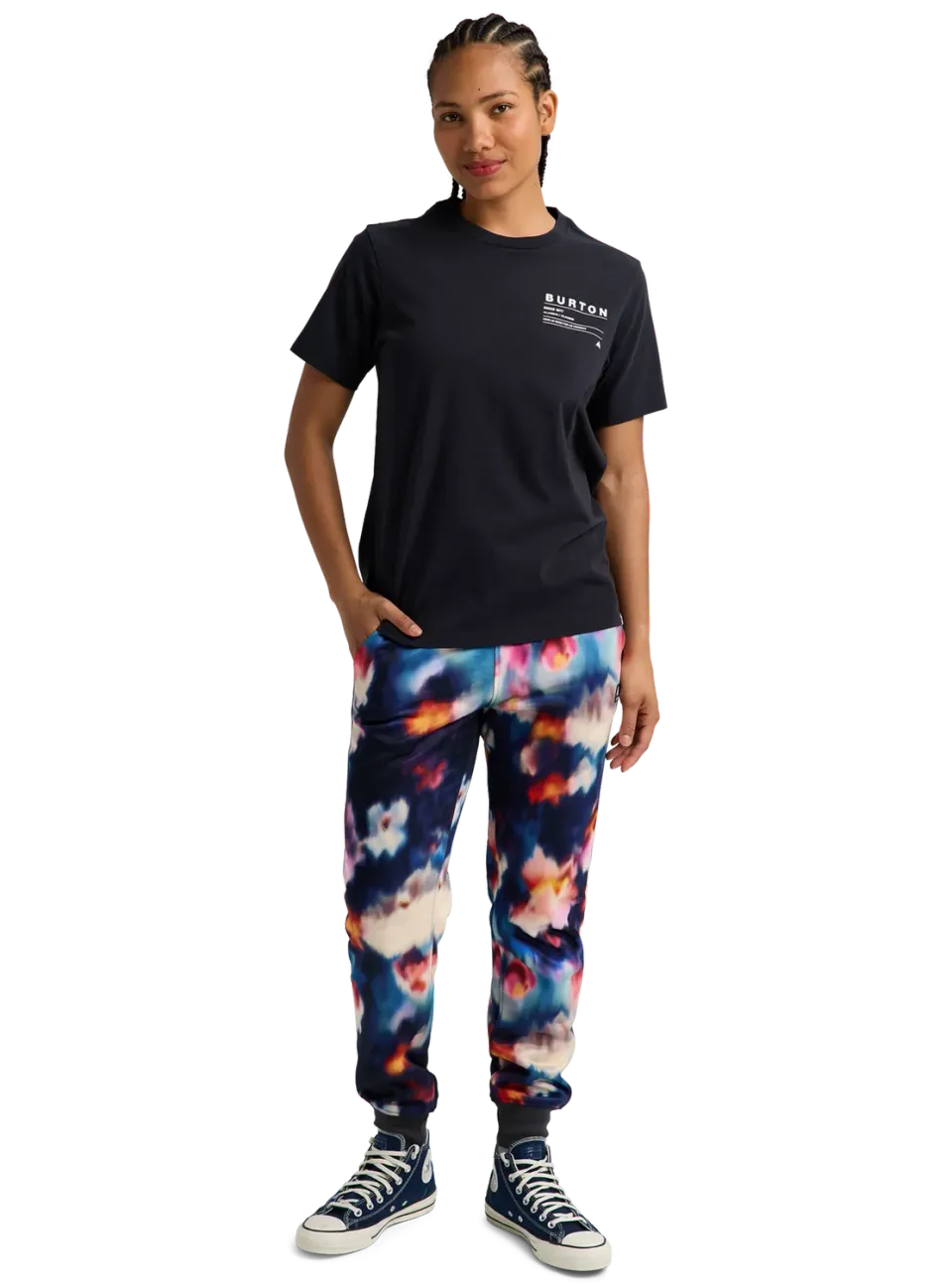 Burton Oak fleecebyxor Washed Lavender Heather XXS mjuka