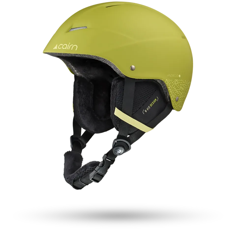 Cairn Android Graphic J skidhjälm mat leaf junior