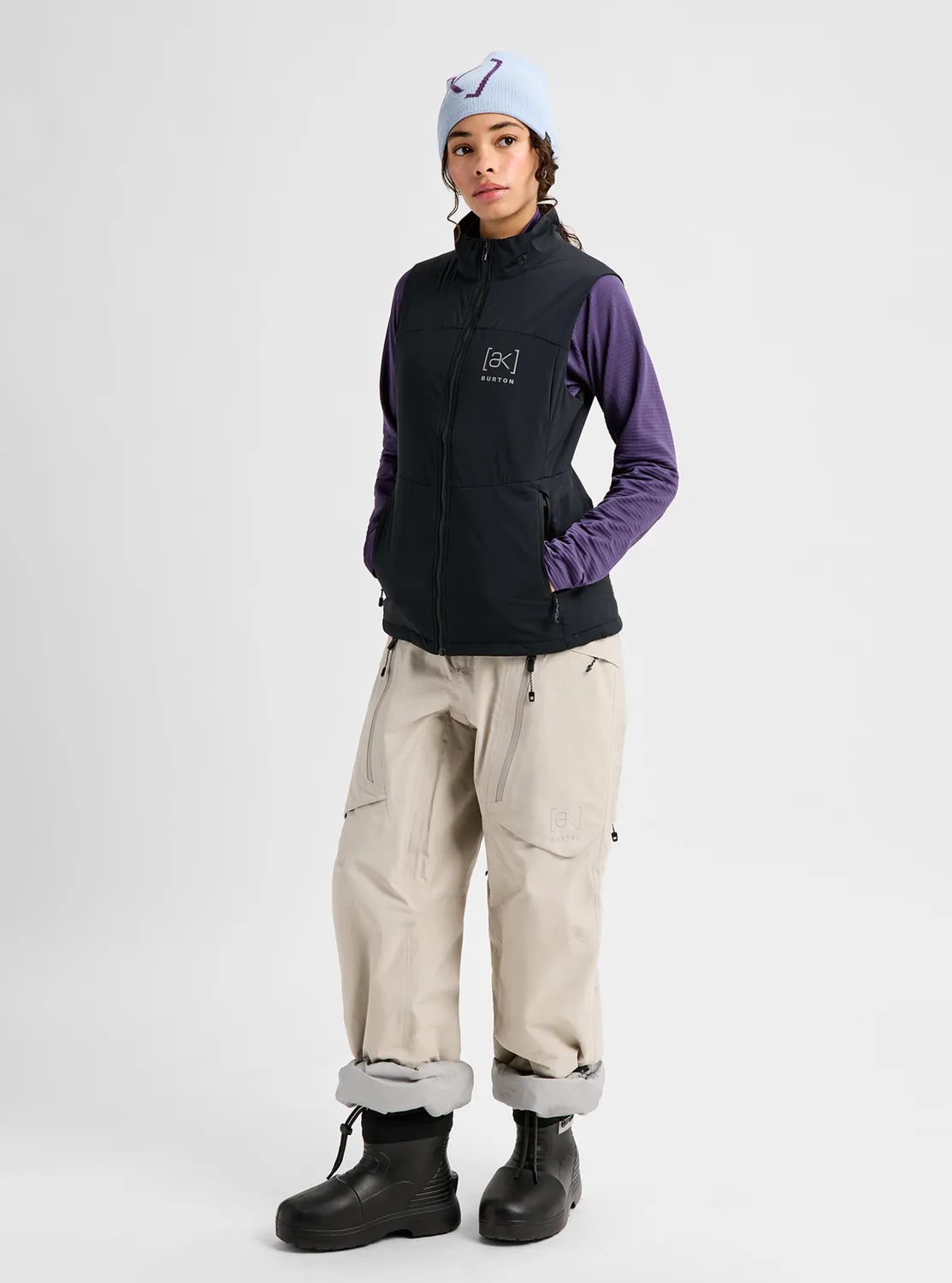 Burton [ak] Helium Stretch väst Rum Raisin isolerad
