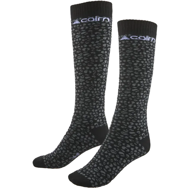Cairn Spirit Graphic skidstrumpor black leopard varm