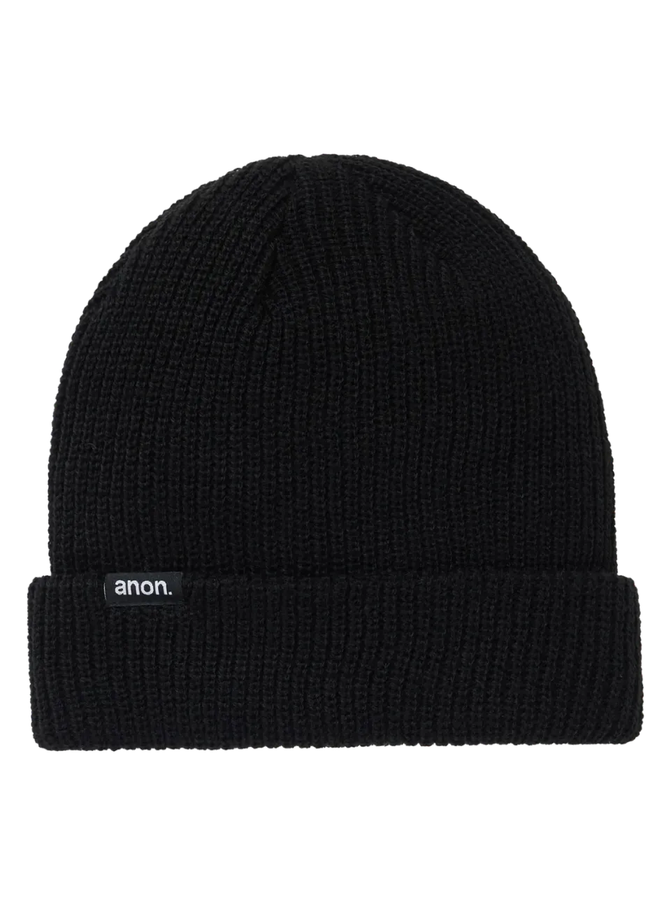 Anon Cuff Beanie mössa True Black klassisk
