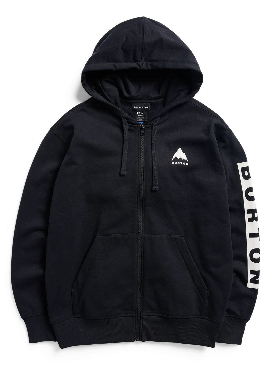 Burton Elite Full-Zip hoodie Dried Moss ekologisk