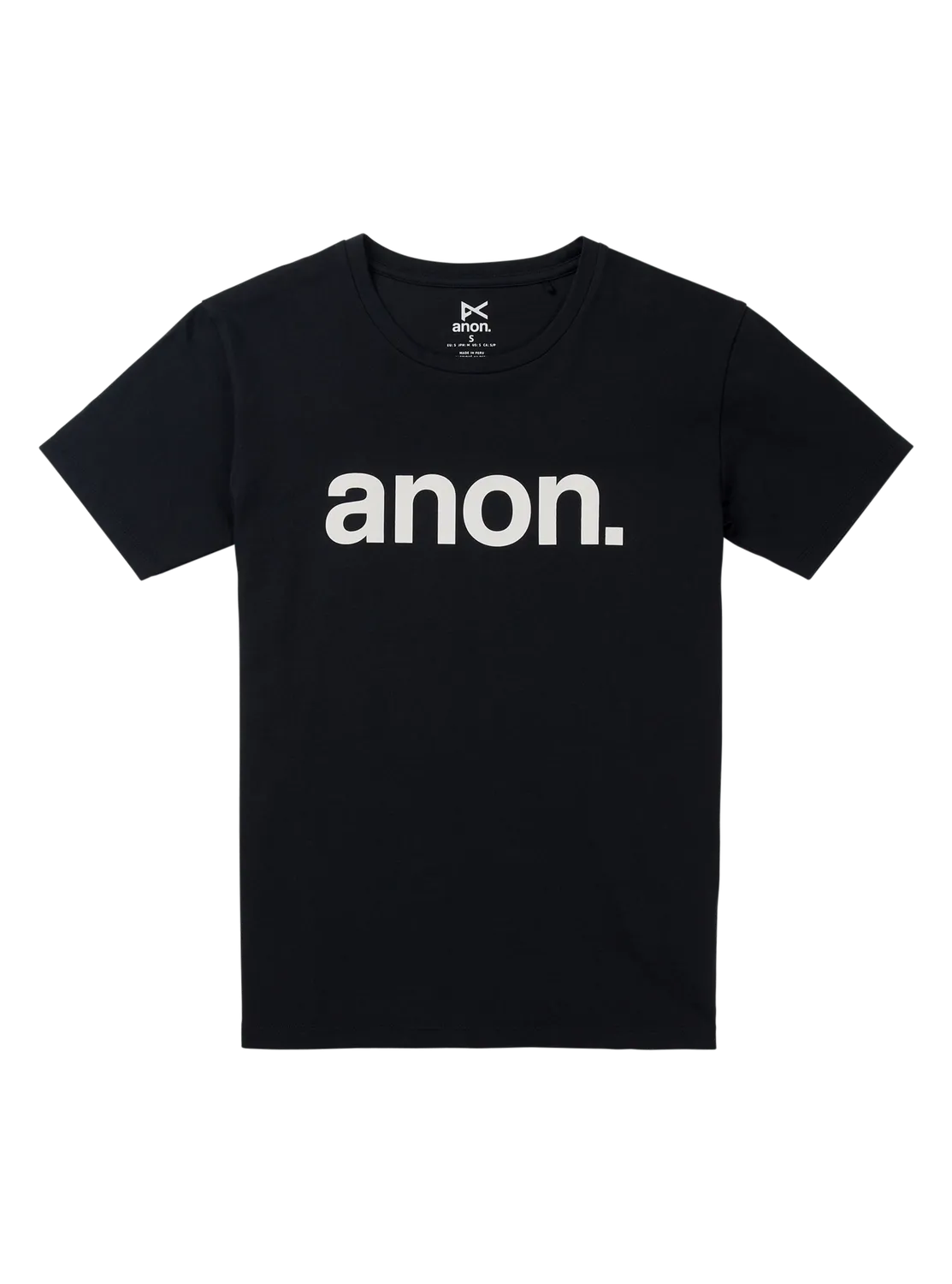 Burton Anon t-shirt dam true black ekologisk bomull