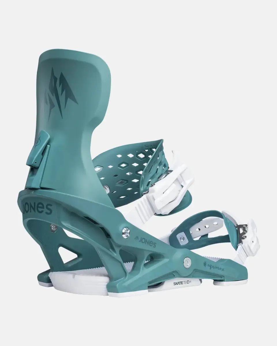 Jones Equinox 2026 snowboardbindning dam grön medium mjuk
