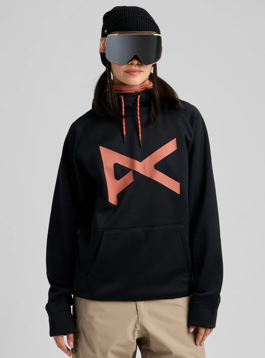 Burton Anon MFI Pullover hoodie Terracotta