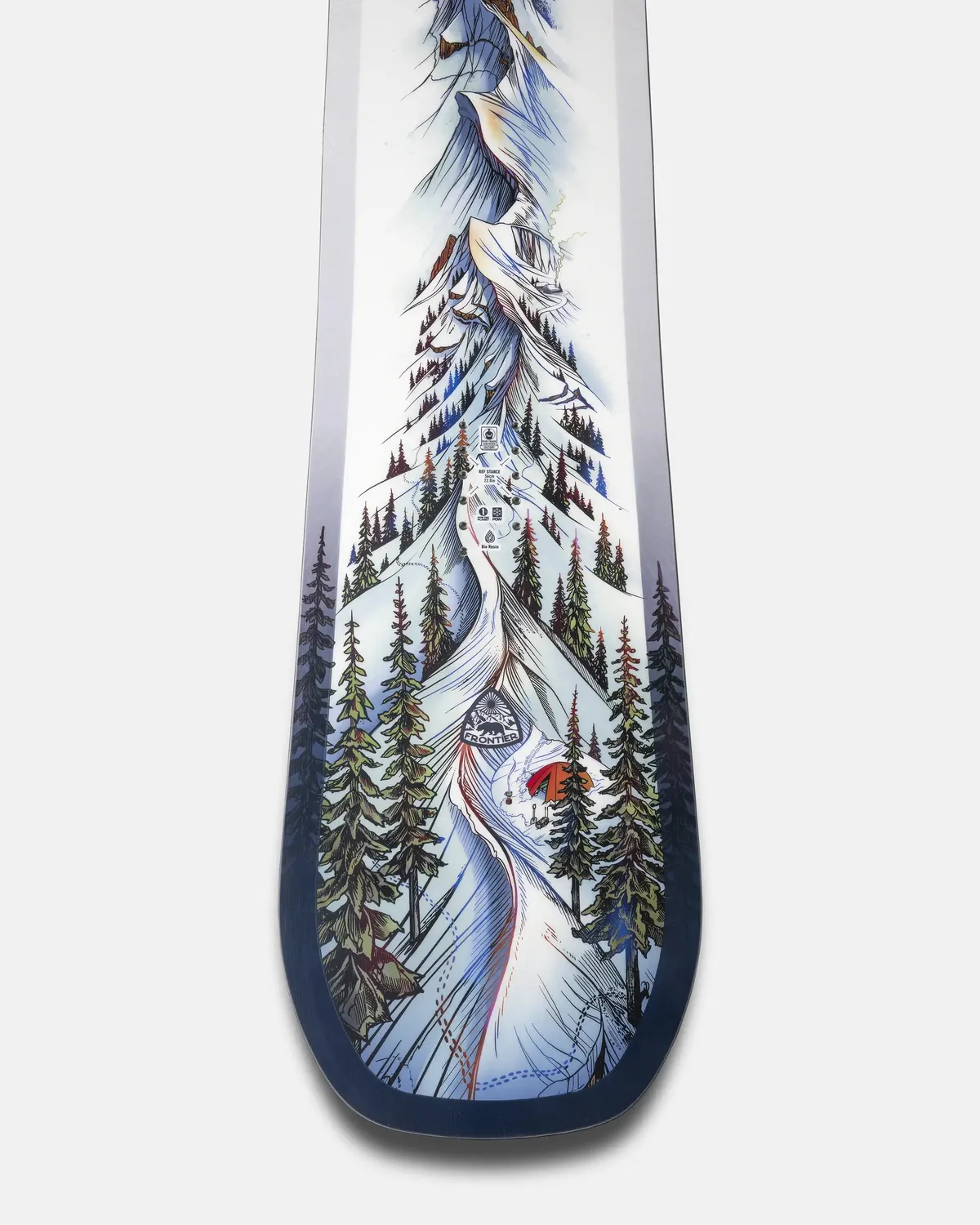 Jones Frontier 2.0 snowboard 156 all mountain directional