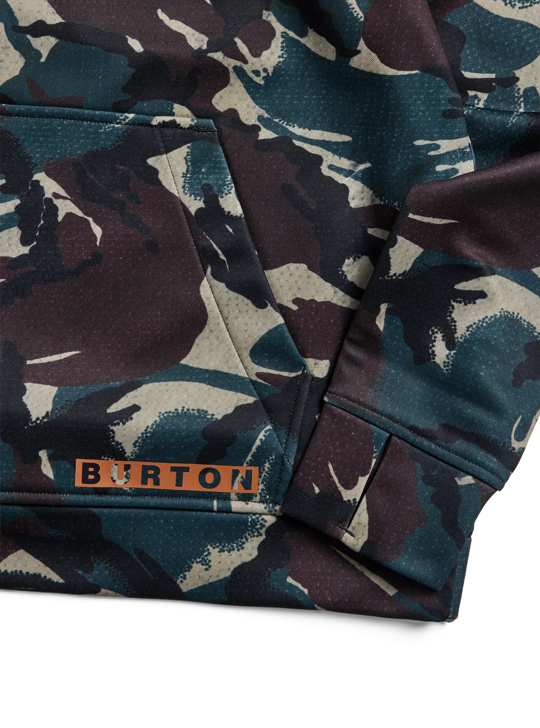 Burton Oak Pullover hoodie dam Seersucker Camo