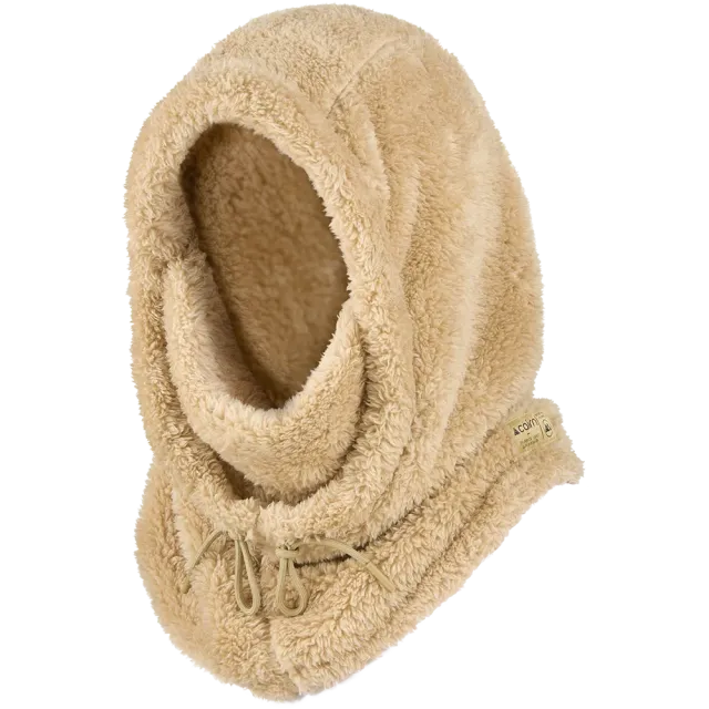 Cairn Plush Balaclava skidmask Biscuit återvunnen