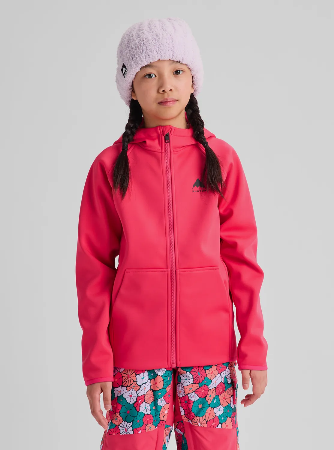 Burton Crown Weatherproof fleecejacka Azalea Pink vädertålig