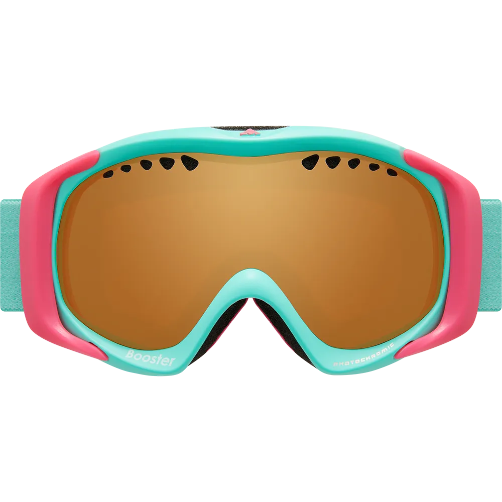 Cairn Booster Spx Photochromic Mat Turquoise Neon Pink skidglasögon junior