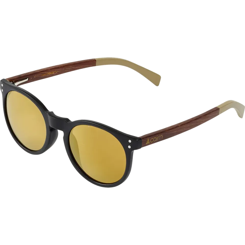 Cairn Sport Hype solglasögon mat black gold kategori 3