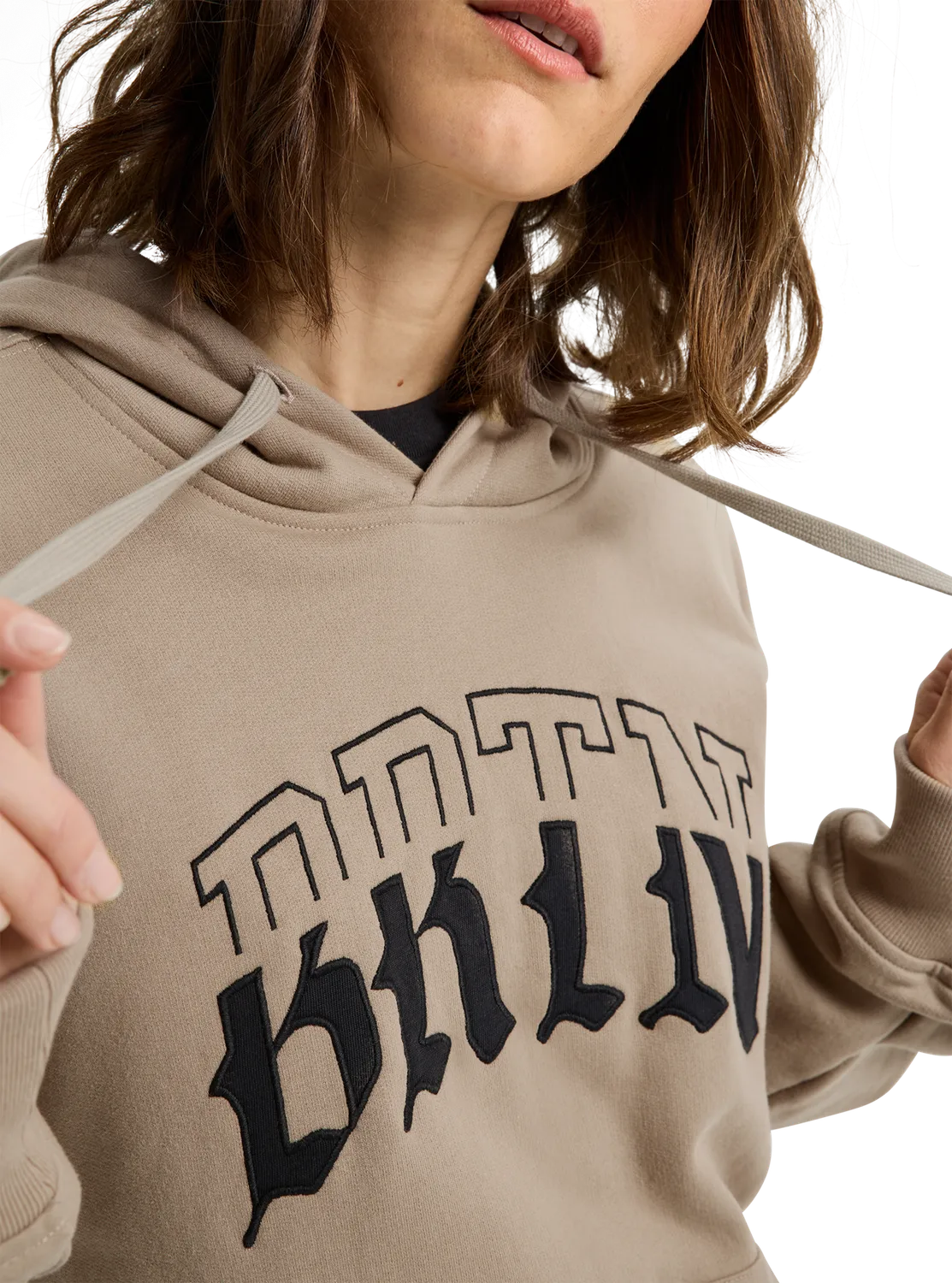 Burton Varsity pullover hoodie Summit Taupe ekologisk bomull