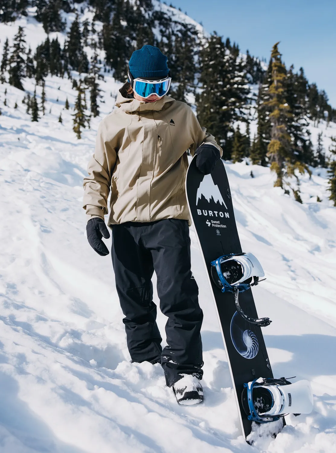 Burton Reserve 2L Stretch skaljacka herr true black 20k/20k