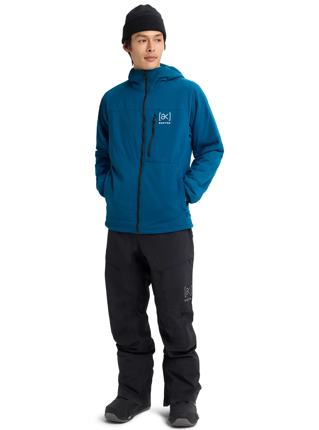 Burton [ak] Helium Hooded Stretch isoleringsjacka Blue Teal