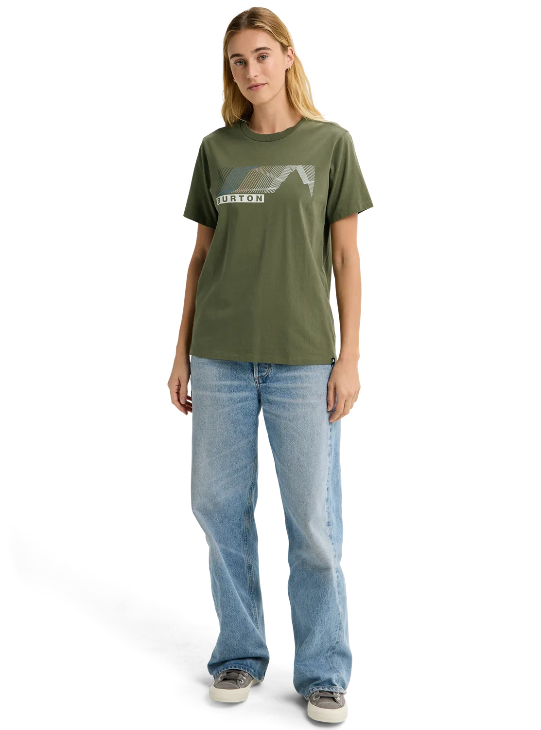 Burton Elmore t-shirt forest moss ekologisk bomull