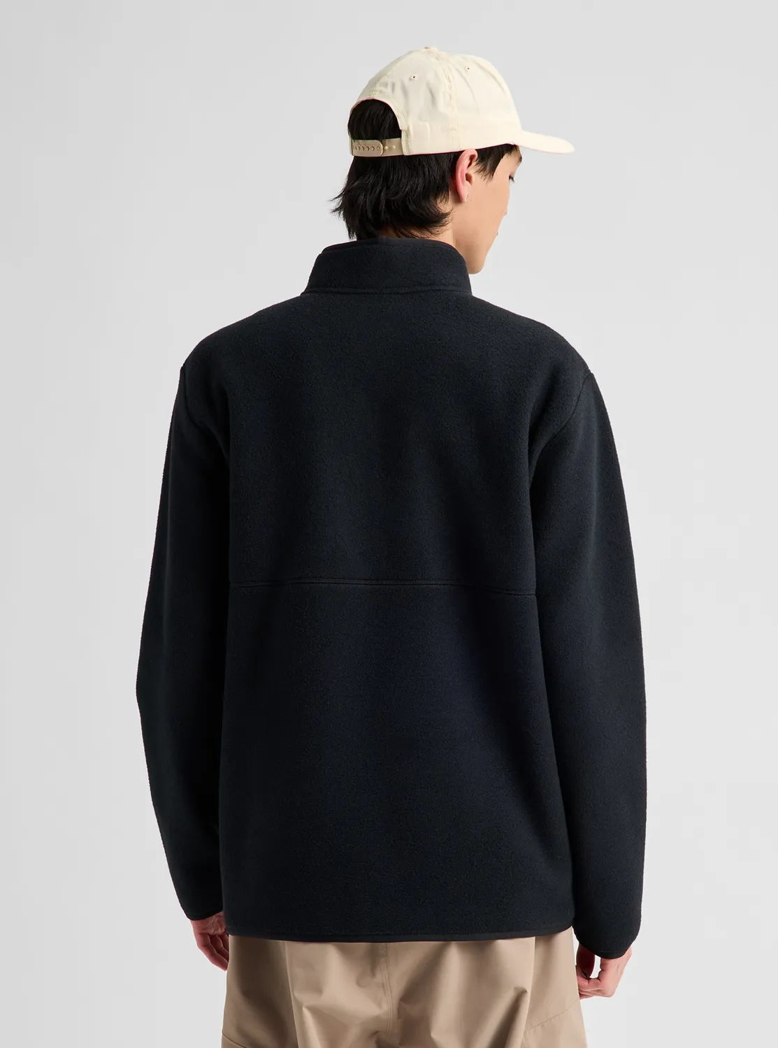 Burton Cinder fleecetröja True Black mellanlager