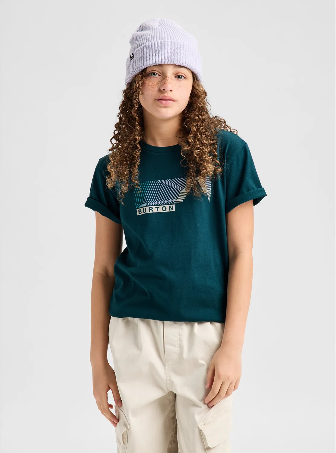 Burton Elmore t-shirt barn atlantic teal kortärm