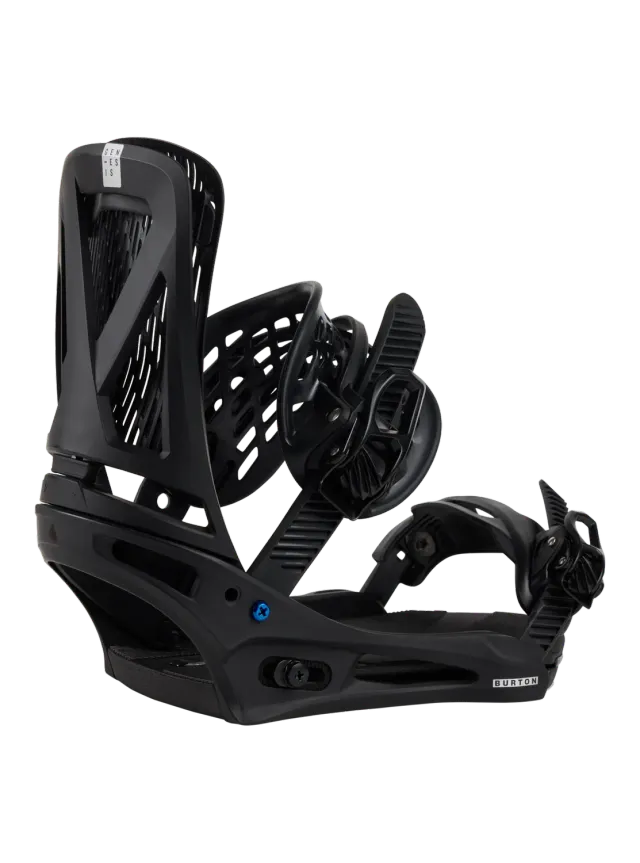 Burton Genesis snowboardbindning svart mjuk dämpad rembindning