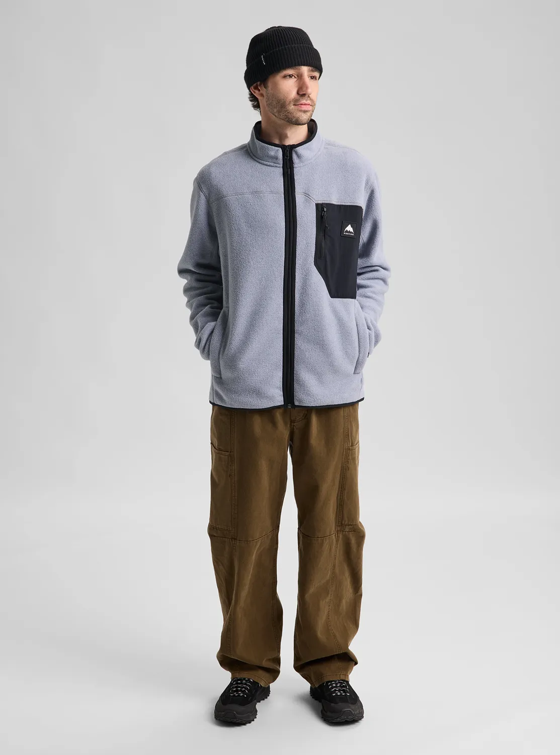 Burton Cinder Full-Zip fleecejacka True Black varm