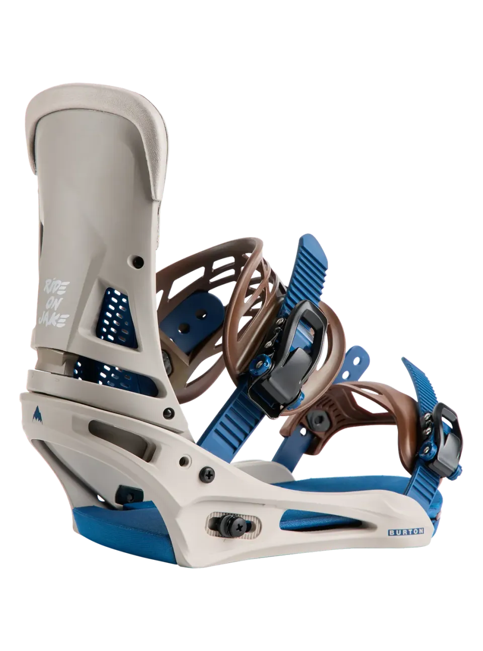 Burton Malavita snowboardbindning Warm Gray M