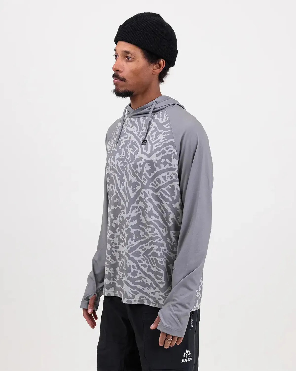 Jones Shastarama Recycled hoodie herr Atlantic Blue