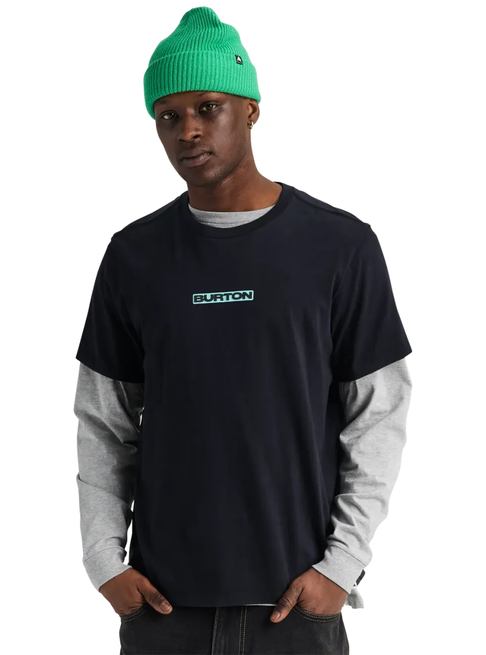 Burton From Burton to the World t-shirt True Black kortärmad
