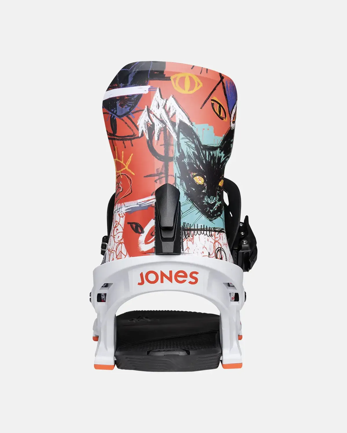 Jones Meteorite 2026 snowboardbindning Rallycat White allmountain