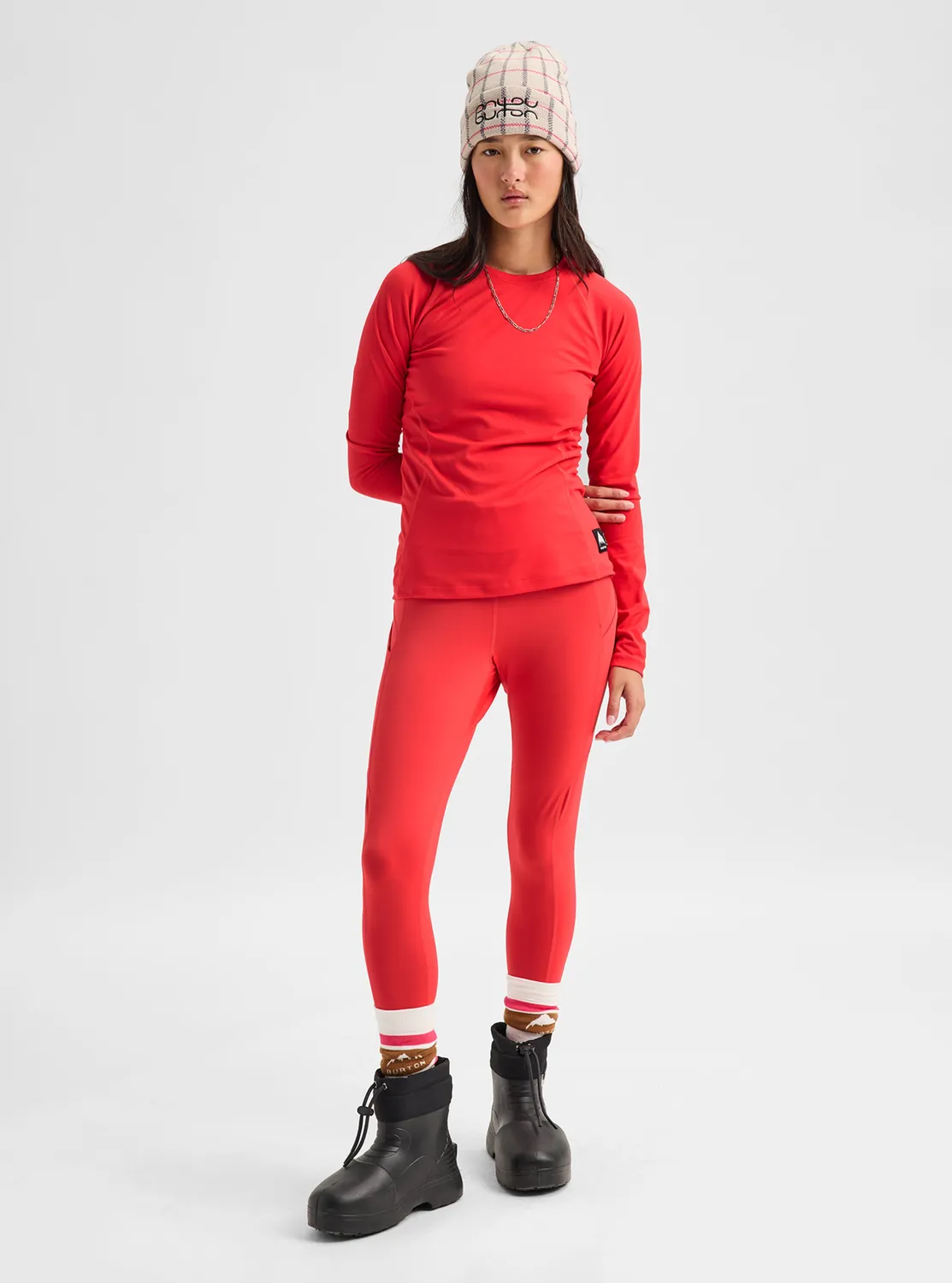 Burton Lightweight Base Layer underställsbyxor dam True Black tunn
