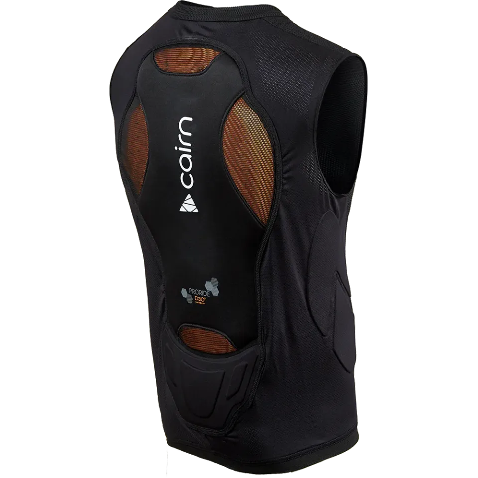 Cairn Proride D3O ryggskydd black dragkedja
