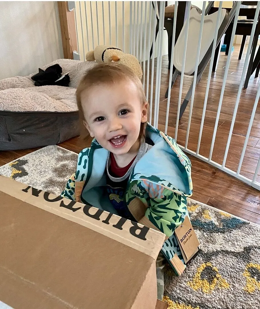 Burton Crown fleece toddler paint stripe vädertålig