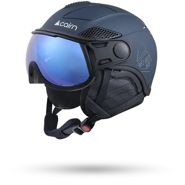 Cairn Helios Leather Evolight NXT visirhjälm blue graphite