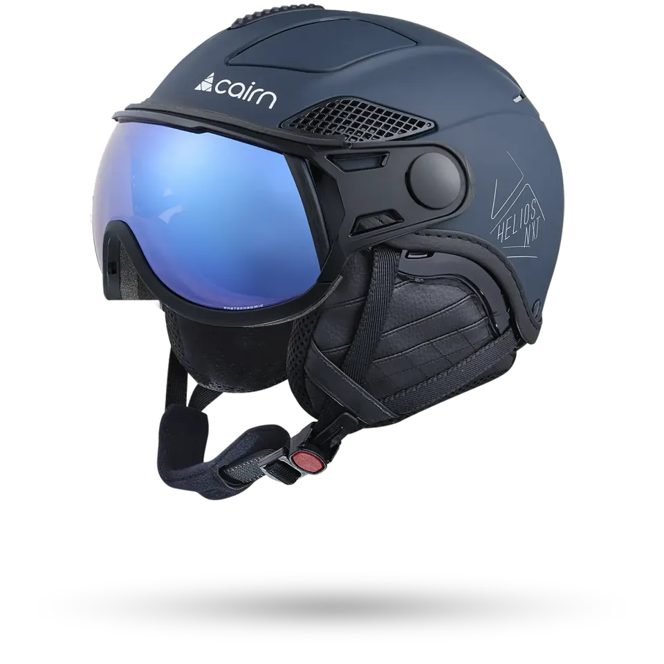Cairn Helios Leather Evolight NXT visirhjälm blue graphite
