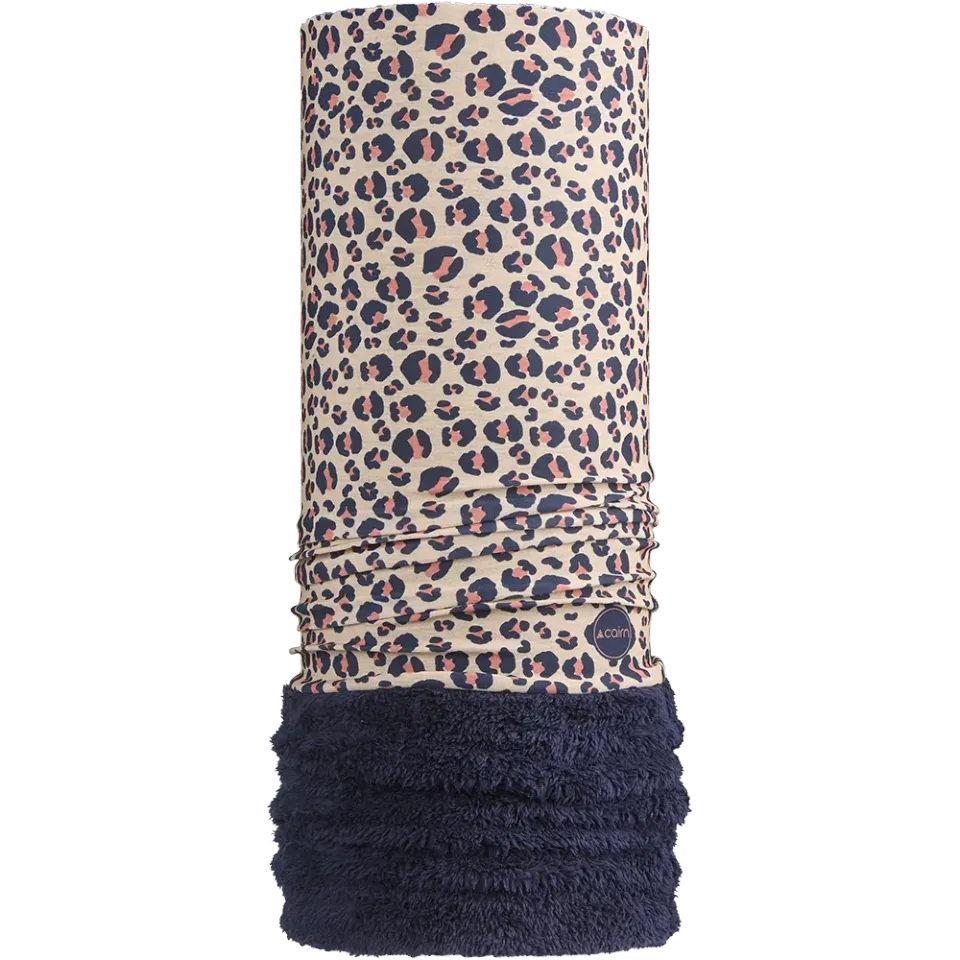Cairn Malawi Polar Plush Junior halsvärmare Shell Leopard