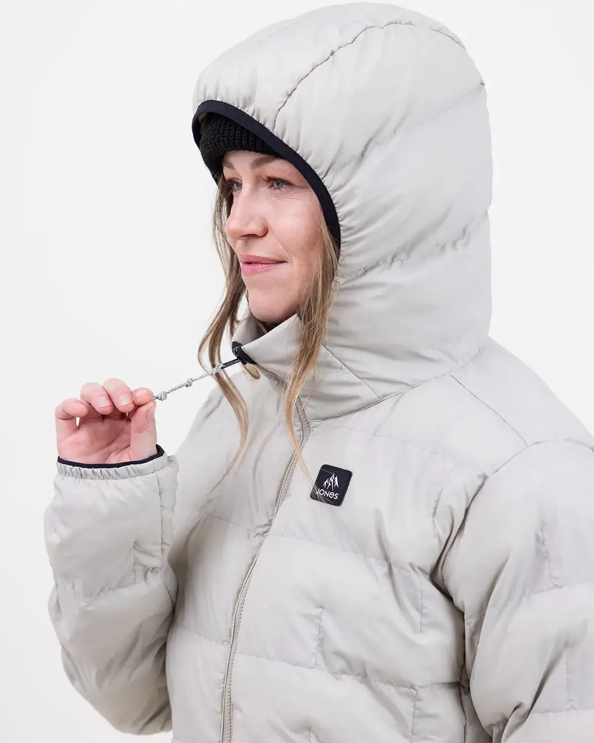Jones Dark Start Recycled Hoodie 2026 Dam Smoke Gray syntet