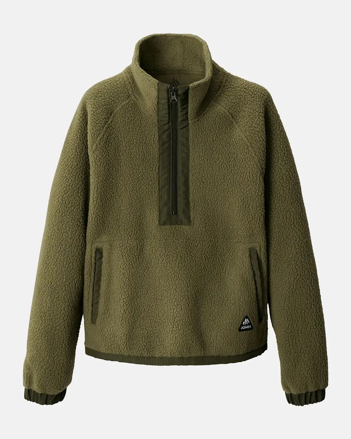 Jones Campfire Recycled Sherpa Fleece Pullover 2026 fleecetröja svart dam