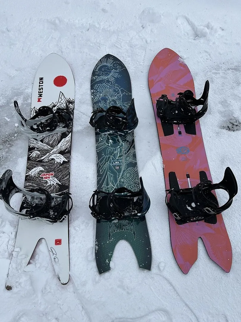 Burton Family Tree Channel Surfer snowboard 156 Graphic flat