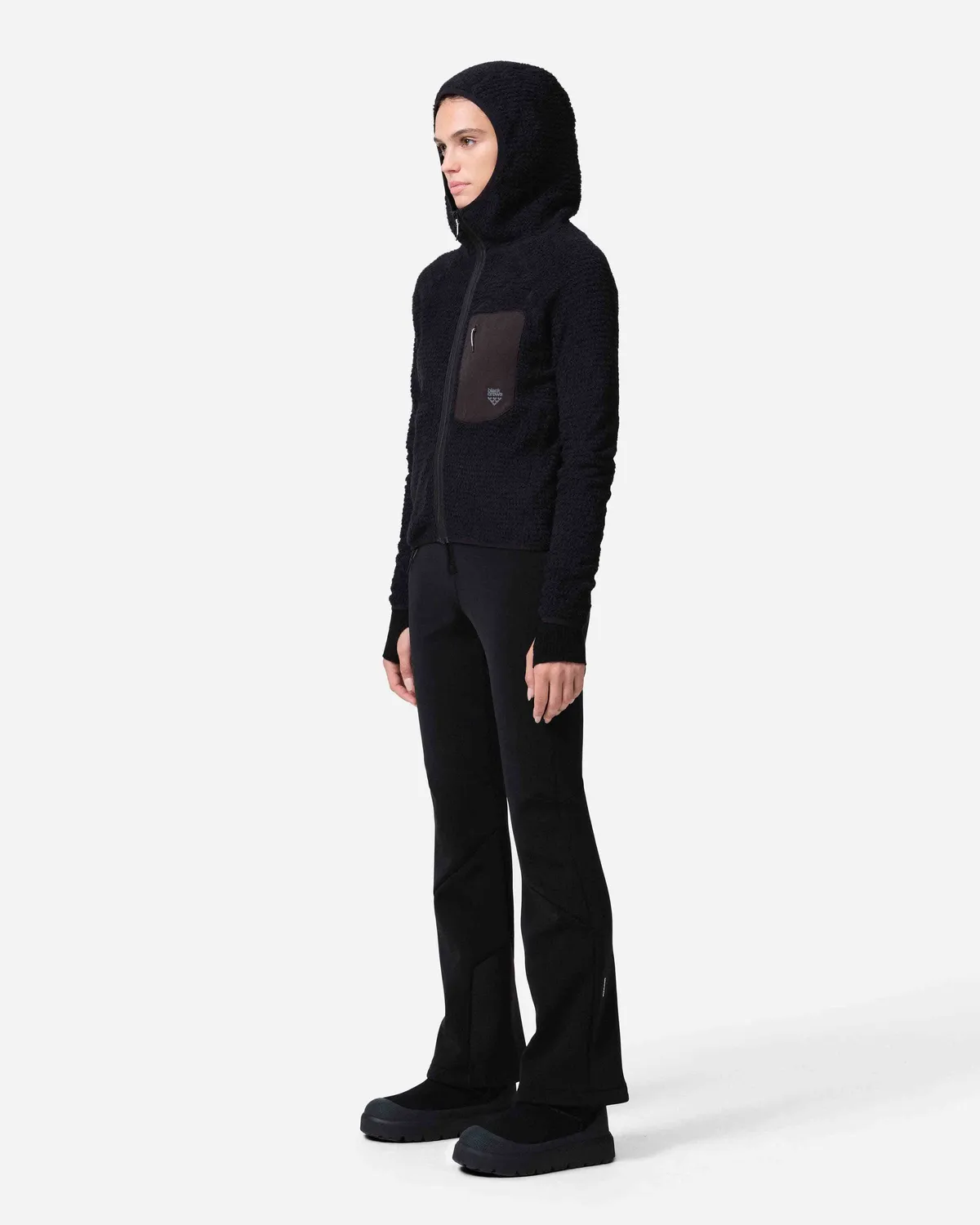 Black Crows Ventus Hooded Alpha fleecejacka dam svart S