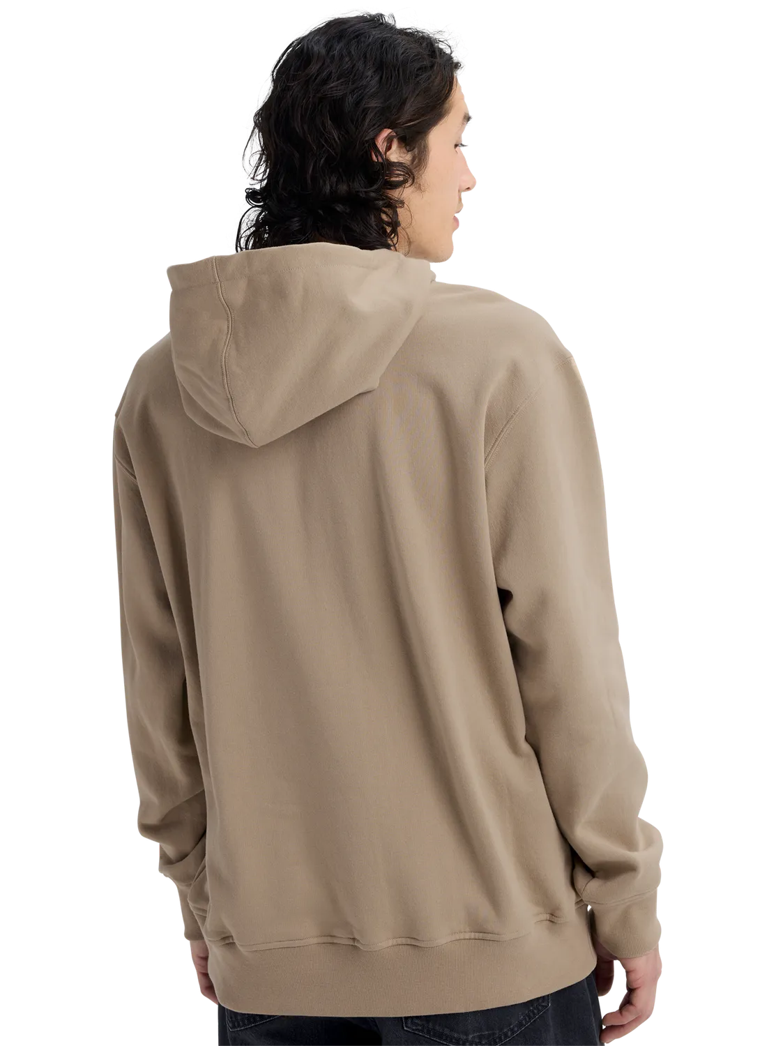 Burton Varsity pullover hoodie Summit Taupe ekologisk bomull