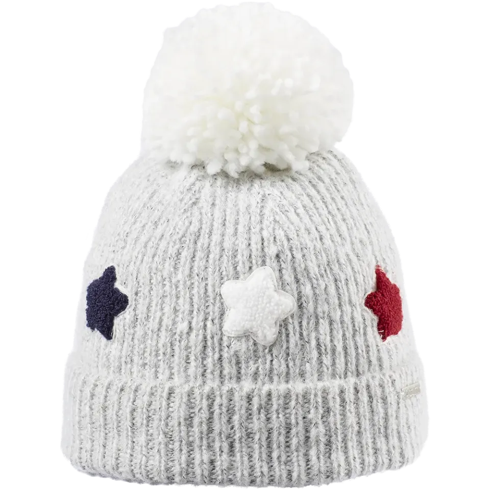 Cairn Alix J barnmössa grå med pompom