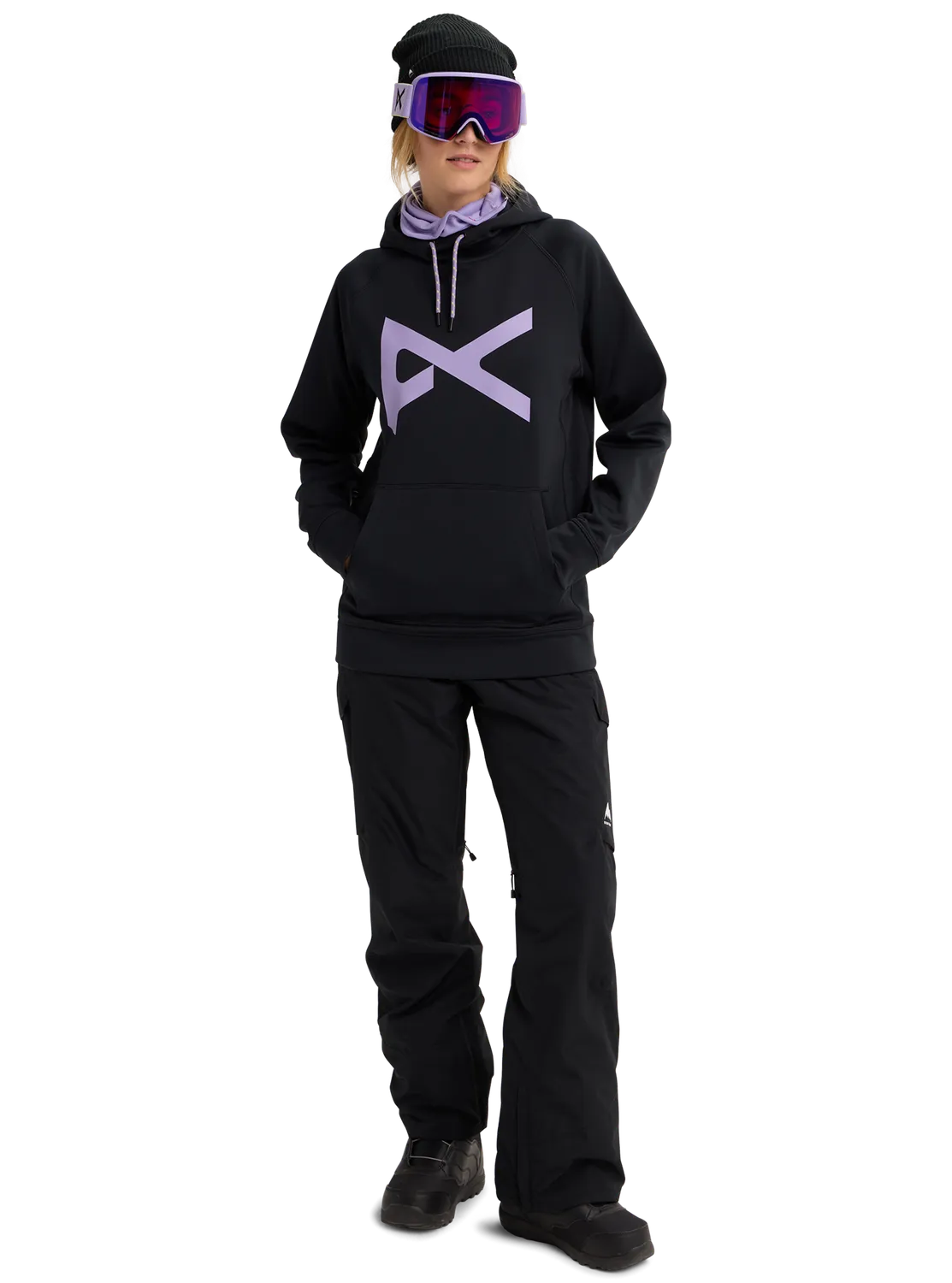 Burton Anon MFI Pullover hoodie Hyper Lilac