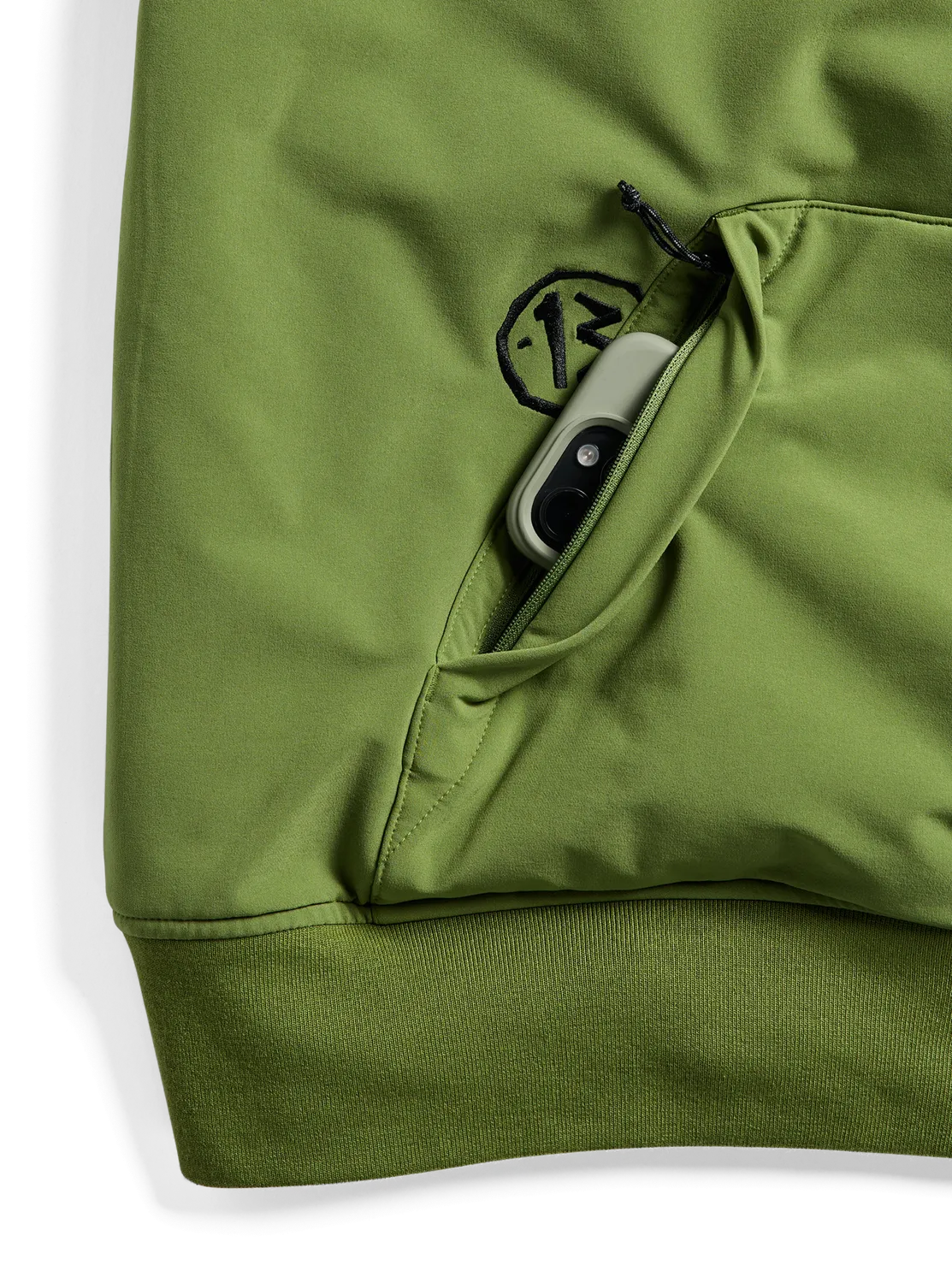 Burton Weather Resistant Insulated Pullover Hoodie Gray Cloud