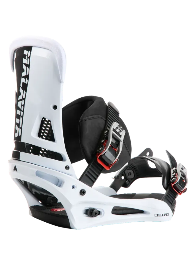Burton Malavita X snowboardbindning Black White respons