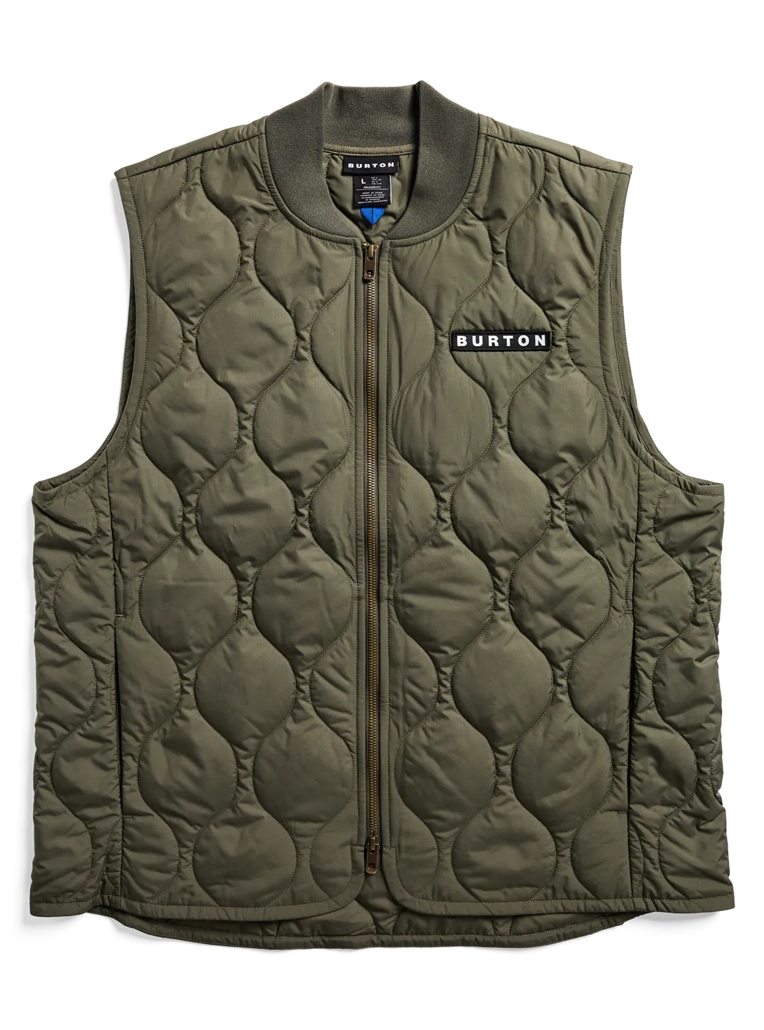 Burton Quilted Synthetic Puffer väst Orange Popsicle varm