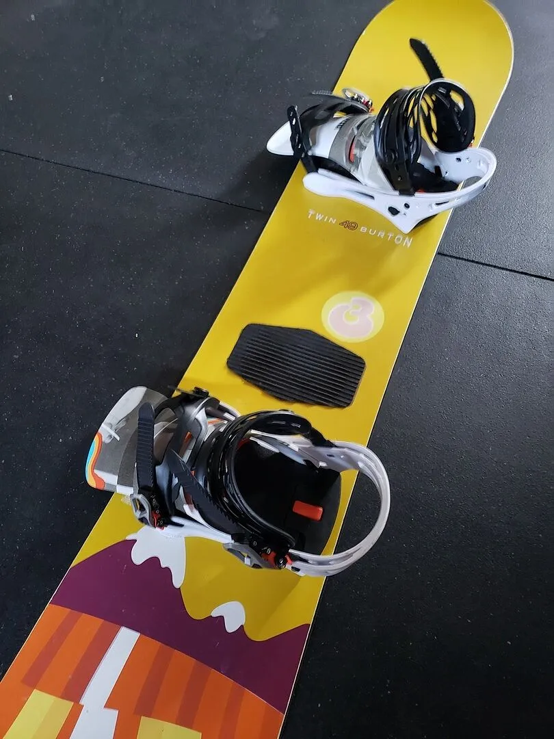 Burton Cartel X snowboardbindningar Marbled Stone