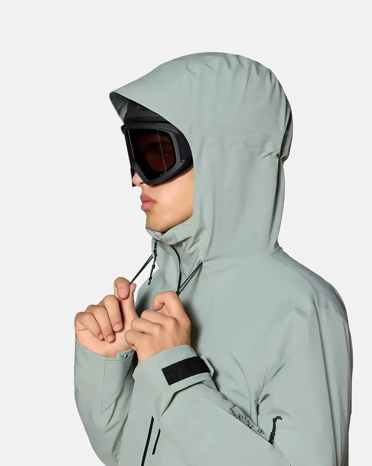 Jones Further 3L stretchjacka Glacier Gray 30K