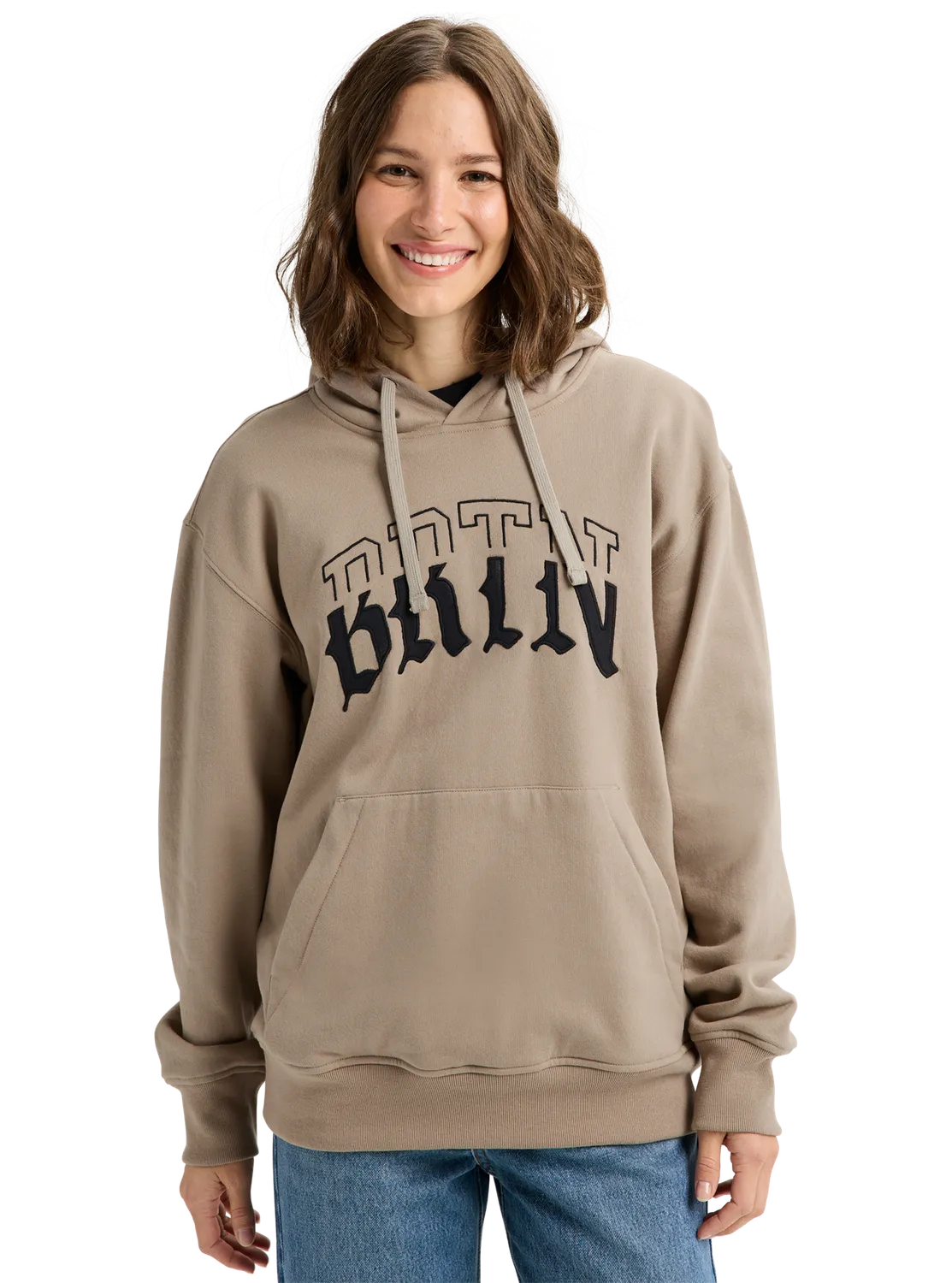 Burton Varsity pullover hoodie Summit Taupe ekologisk bomull