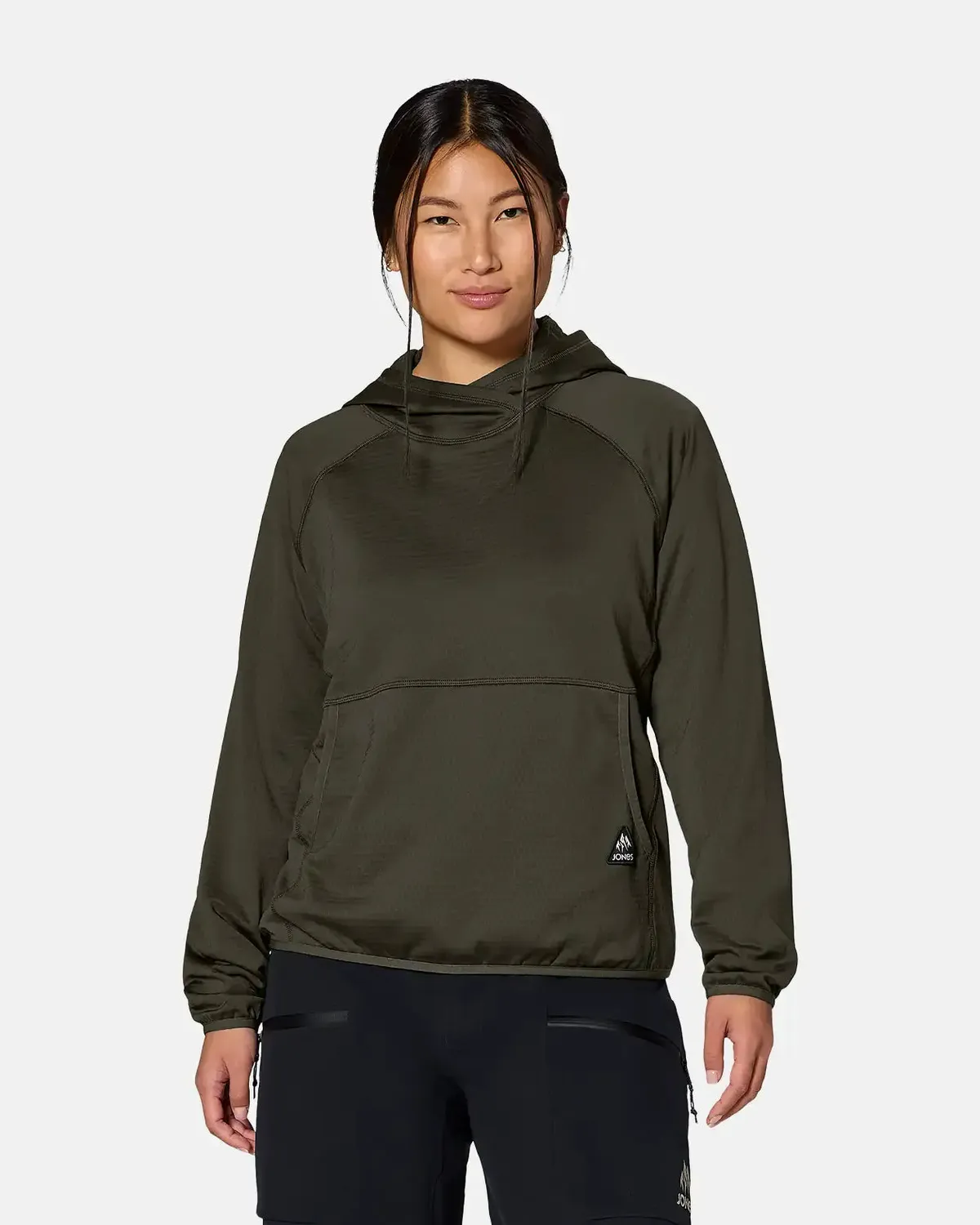 Jones Flagship Grid Fleece Hoodie Dam Lätt