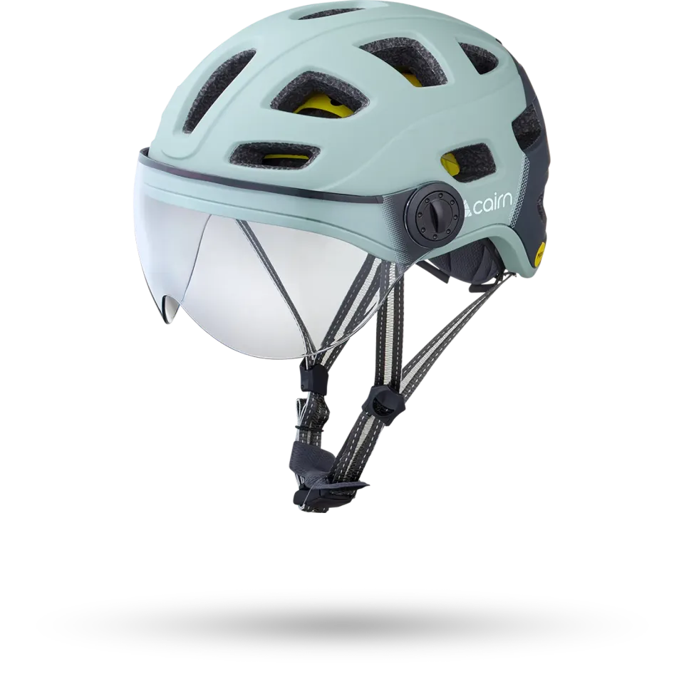 Cairn Quartz Visor MIPS cykelhjälm eucalyptus M