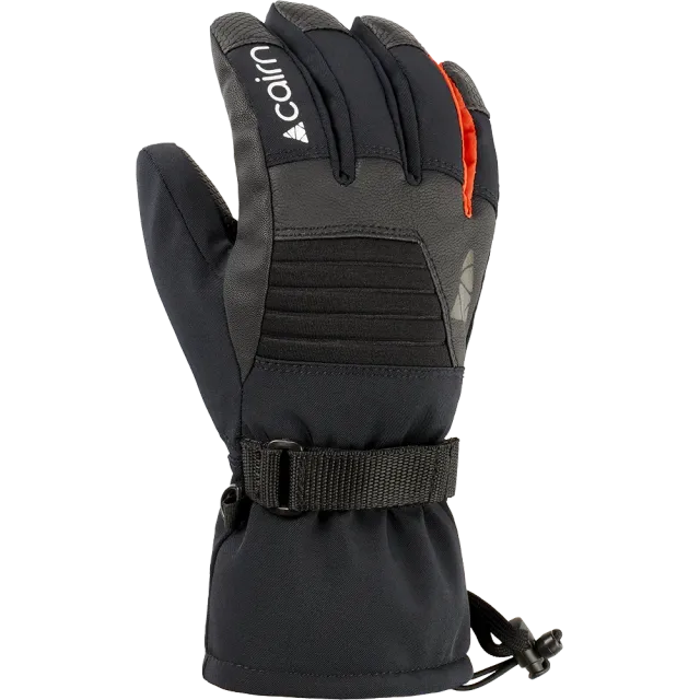 Cairn Sport Olympus Pure J Black Scarlet skidhandskar junior